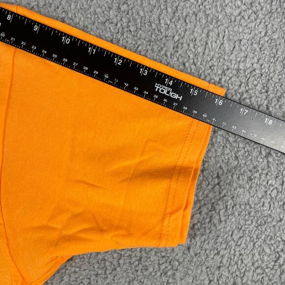 NFL Team Apparel Men Large Orange Miami Dolphins 100% Cotton Short Sleeve Shirt - Picture 9 of 10